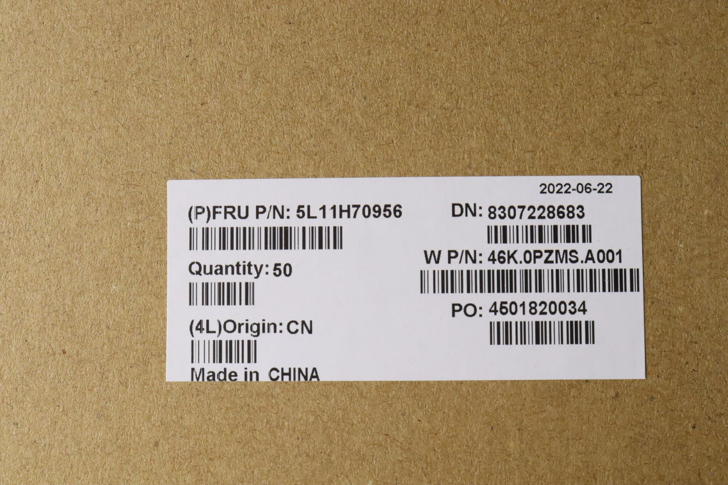Lenovo Label Fru Geo Label Intel Talo - 5L11H70956