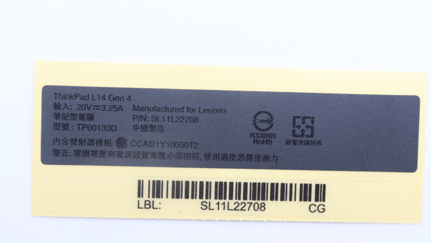 Lenovo Label Fru Label Geo Kit Golem - 5L11H70964