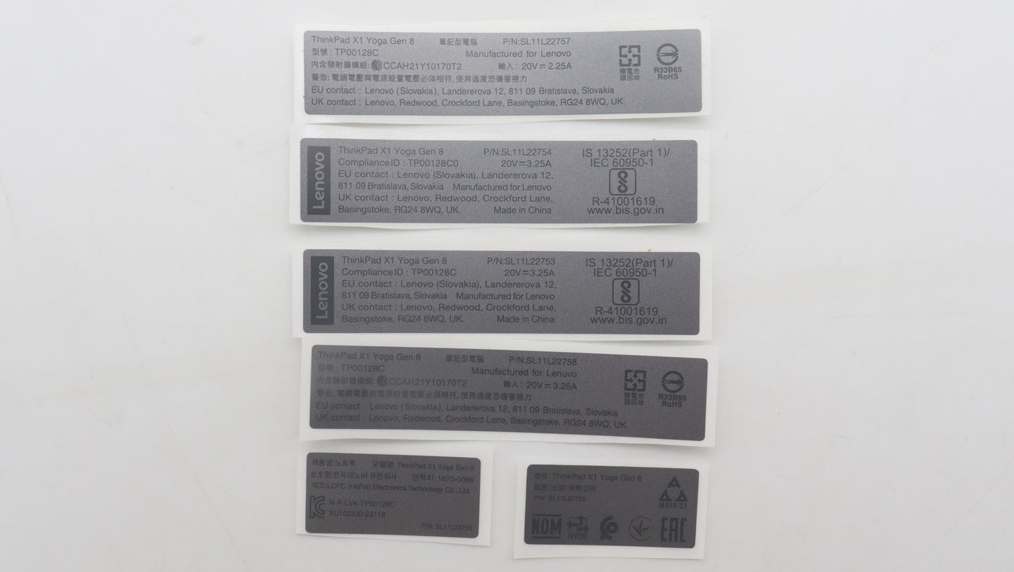 Lenovo Label Fru Jg3.0 Label Kit - 5L11H70967