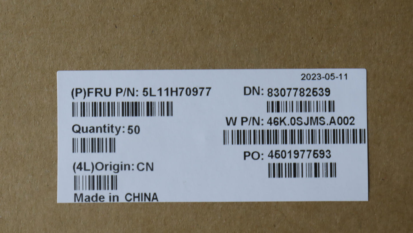 Lenovo Label Fru Geo Label Kit Intel - 5L11H70977
