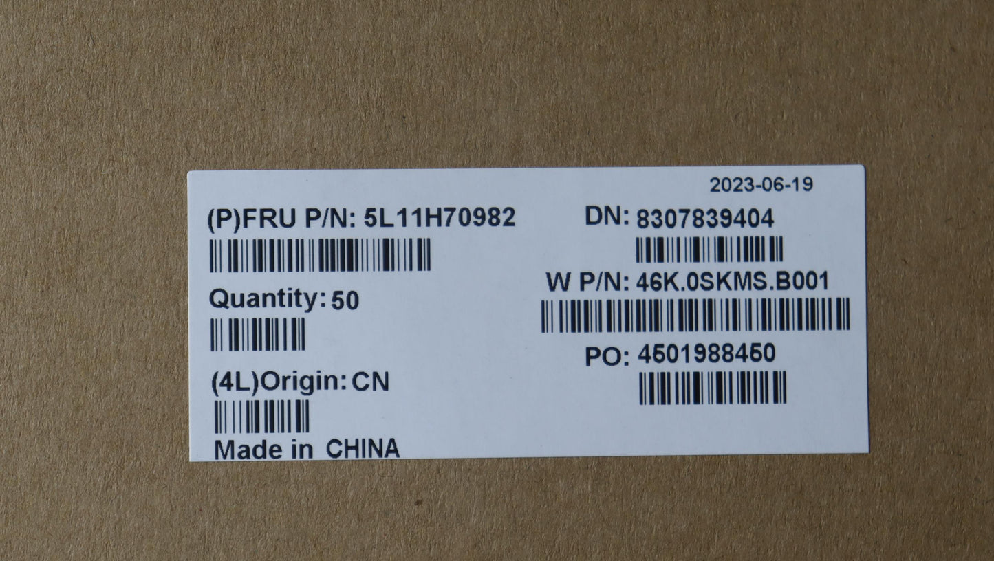 Lenovo Label Fru Label Geo Bk Fenrir2 - 5L11H70982