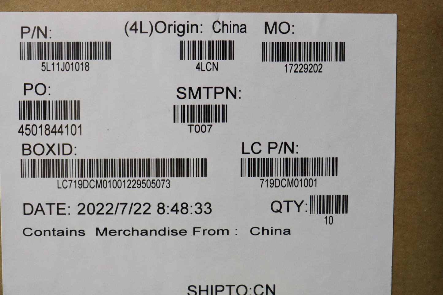 Lenovo Label Label Kit - 5L11J01018