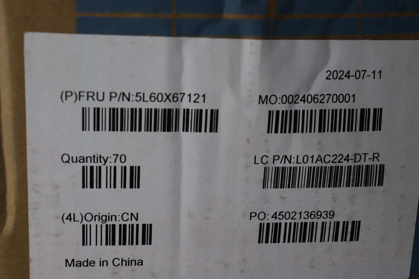 Lenovo Linecord Fru, Linecord,In,18M, - 5L60X67121