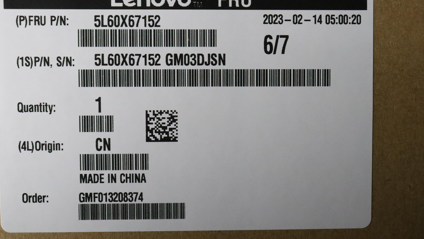Lenovo Linecord Fru,Us/Ca,1.8M,13A,3P - 5L60X67152