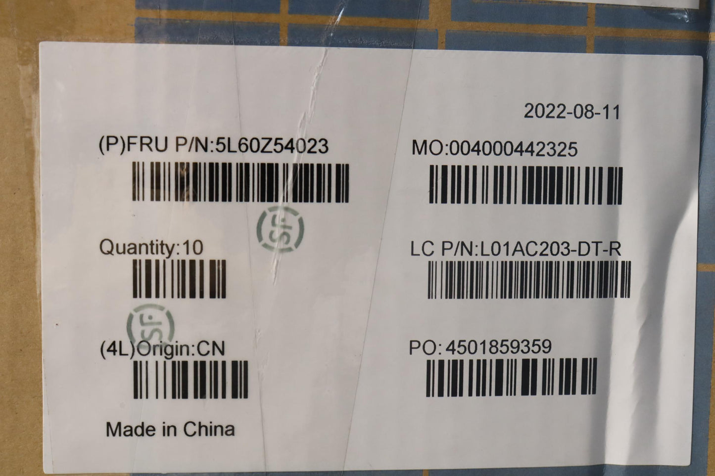 Lenovo Linecord Cn1.8M3Pnon-Lhlux - 5L60Z54023