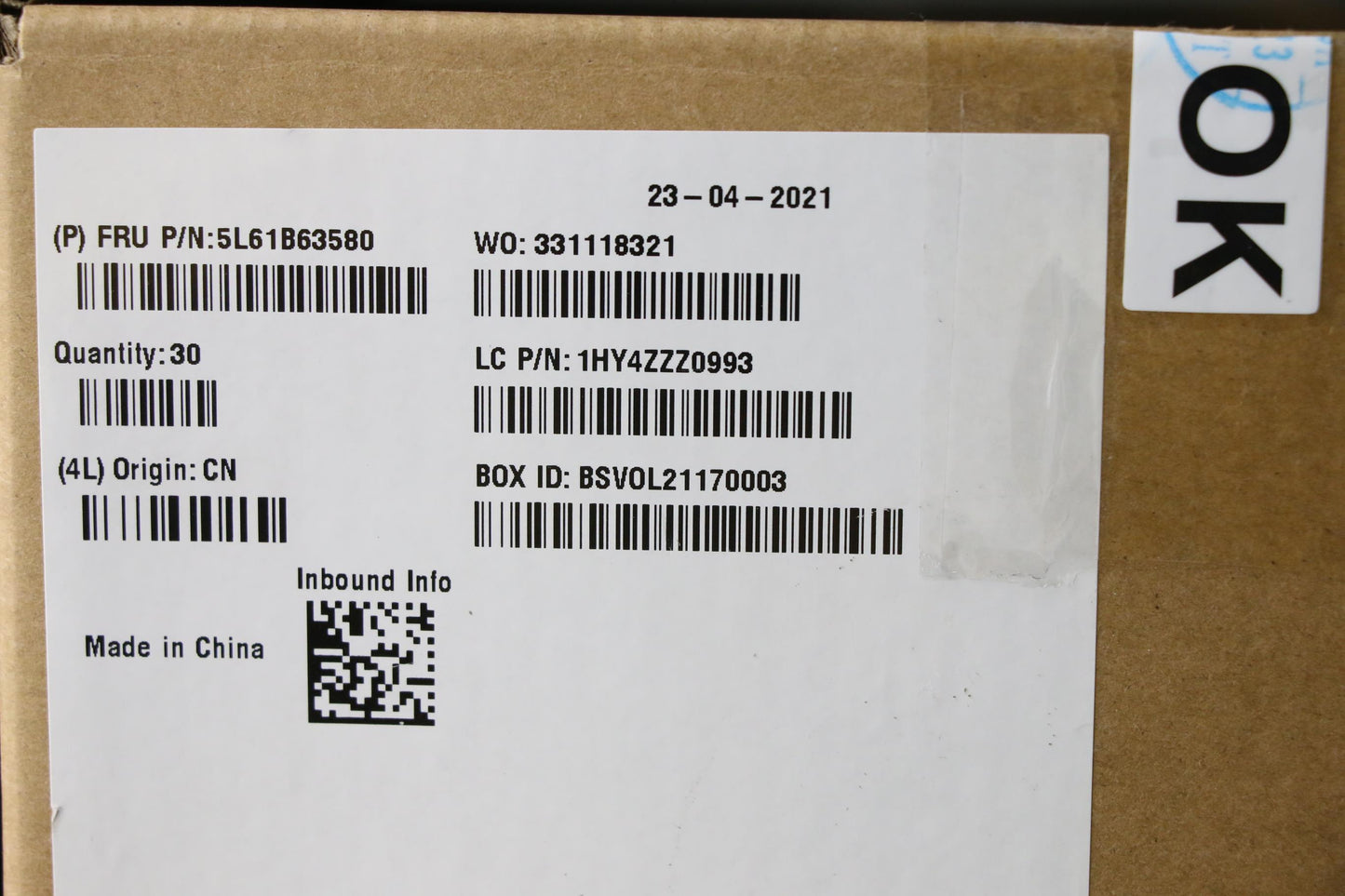 Lenovo Linecord 3P,It,1.8M,Anti-Tr,No - 5L61B63580
