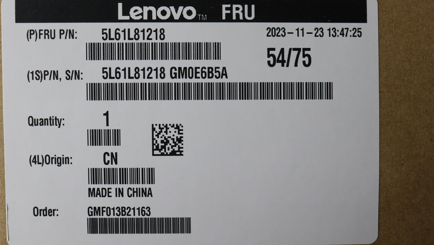 Lenovo Linecord 3P,Zaf,1.8M,Anti-Tr,N - 5L61L81218