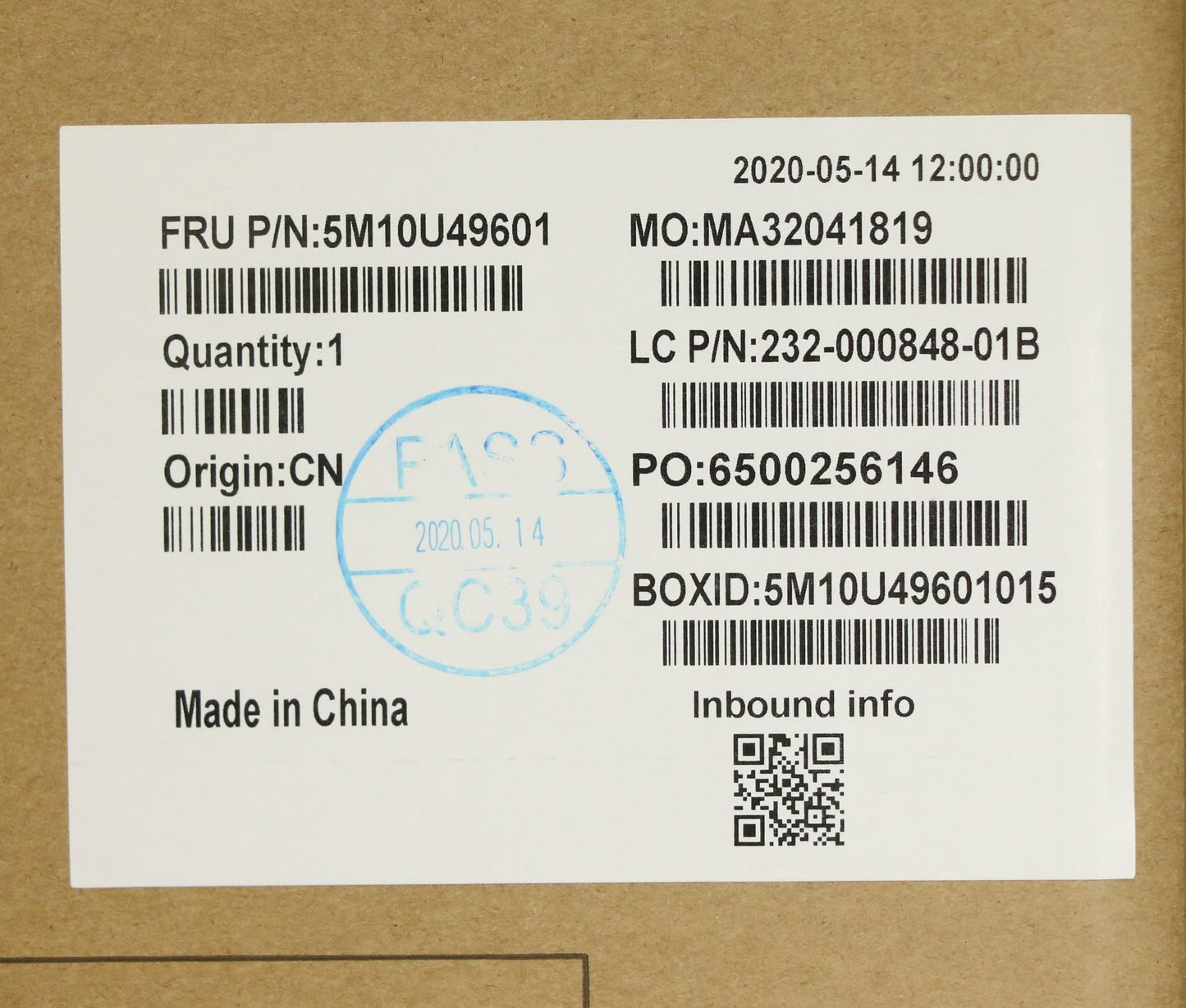 Lenovo Chassis Assy 325Dt Pci - 5M10U49601