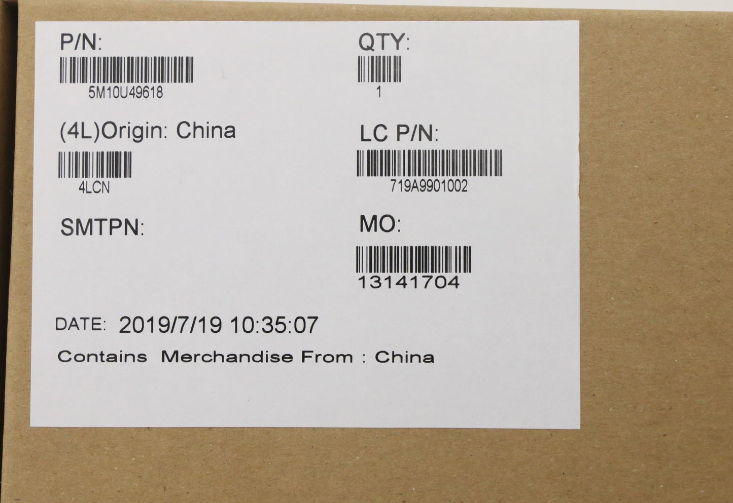 Lenovo Mid Framme Asm - 5M10U49618