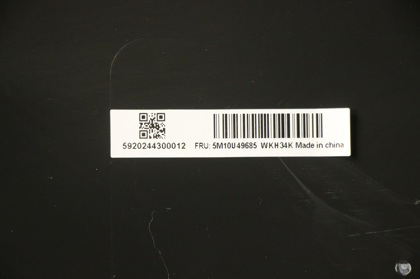 Lenovo Main Body Sub W/O Odd Black - 5M10U49685