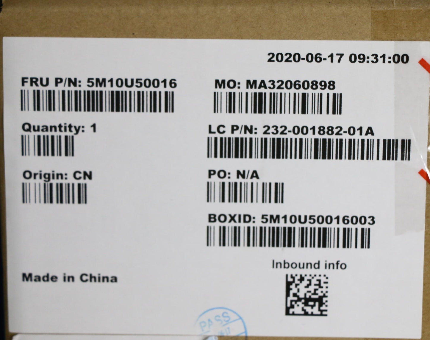 Lenovo Cru-Able Bezels, Service Doors - 5M10U50016