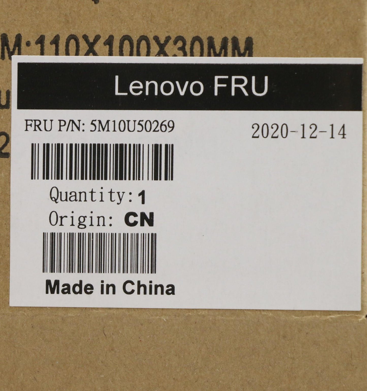 Lenovo Mech_Asm Tiny6 Tc Punch Out Bk - 5M10U50269