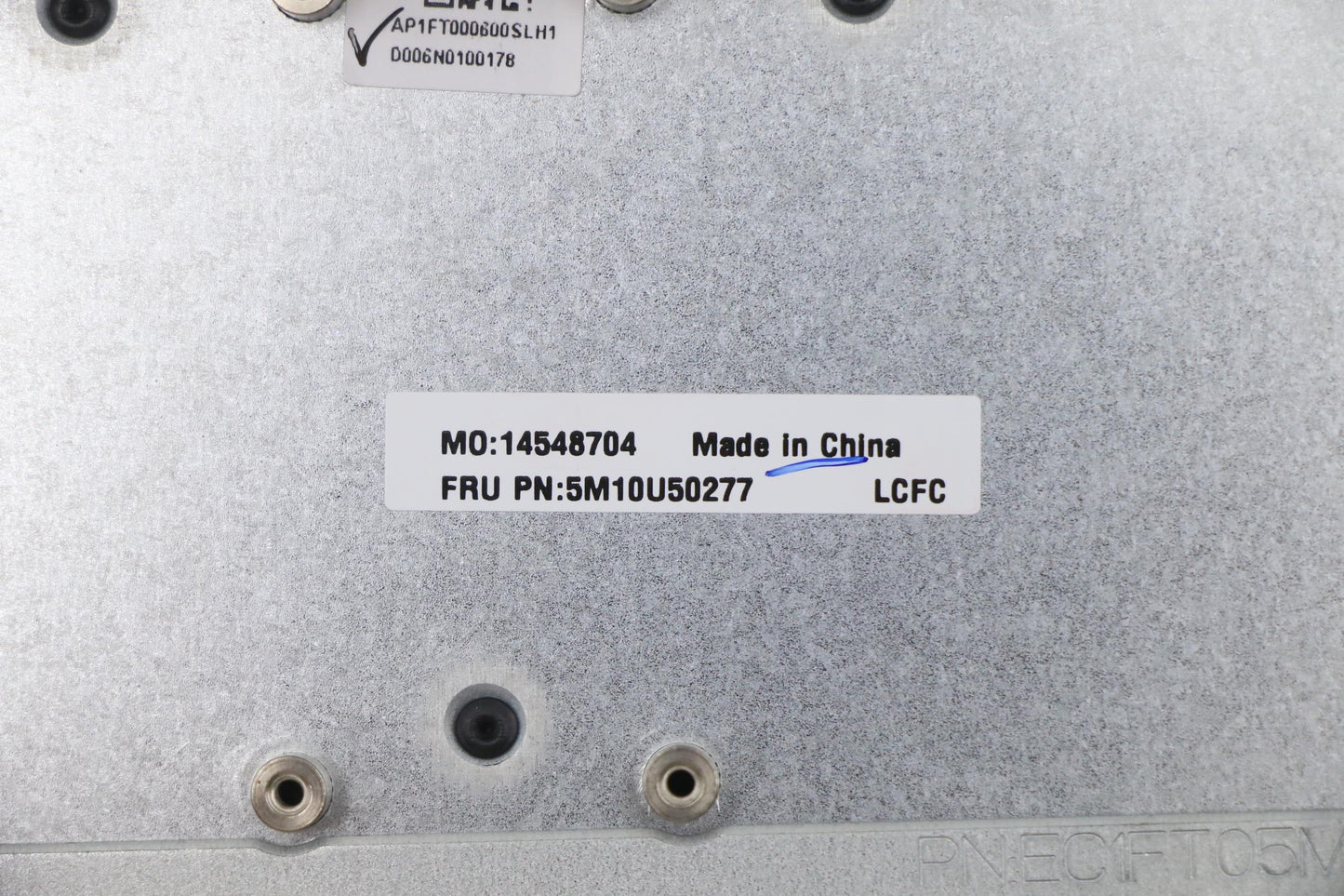 Lenovo Mech_Asm Hub60_Bottom-Chassis_ - 5M10U50277