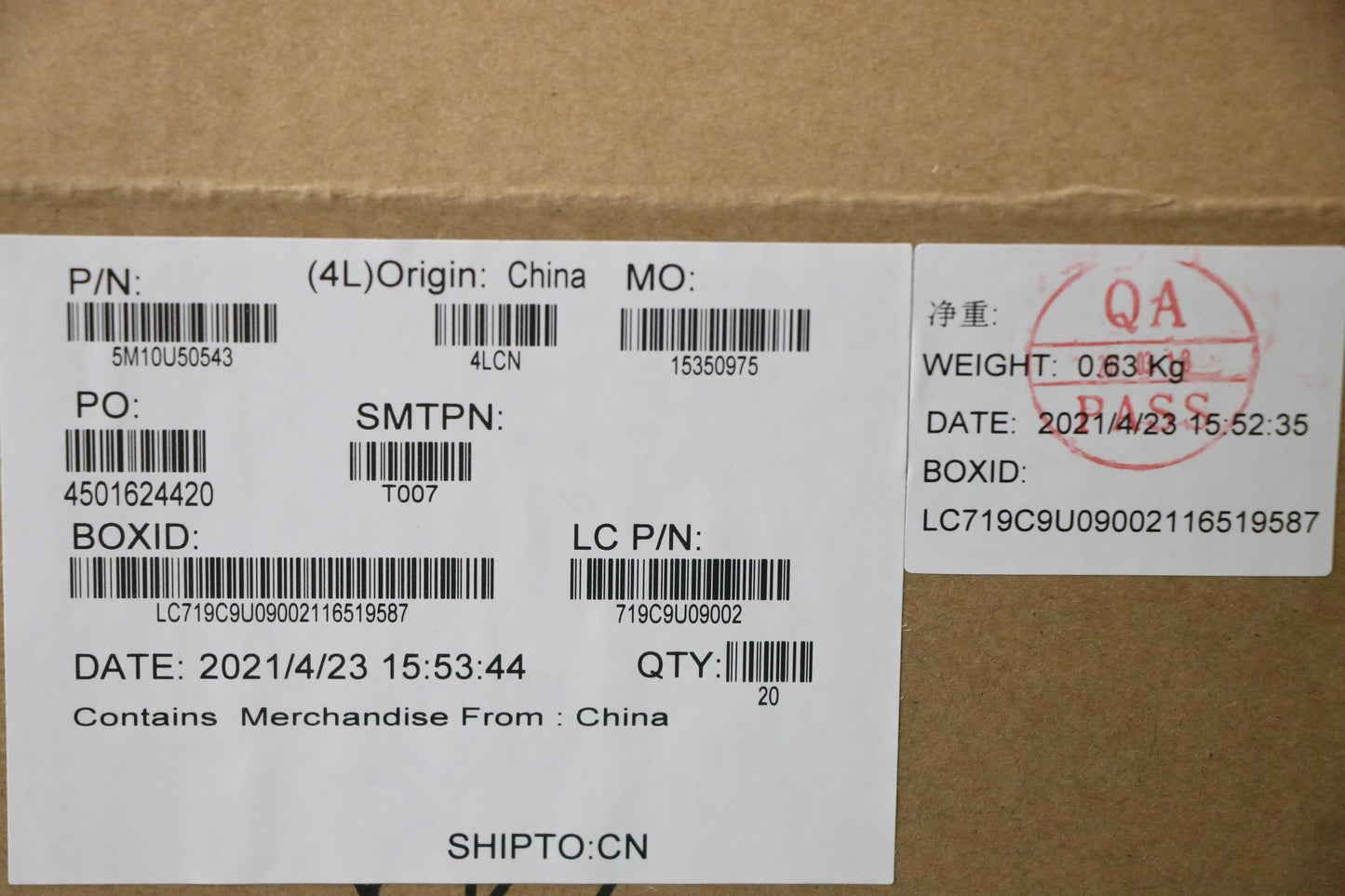 Lenovo Mech_Asm Gtu02_Lte_Frame_Sub_A - 5M10U50543