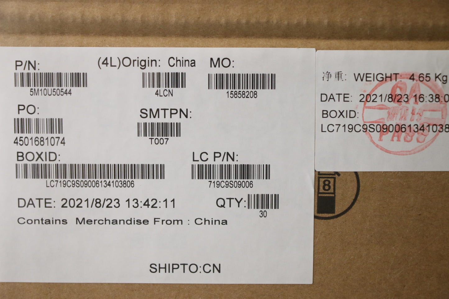 Lenovo Mech_Asm Gtu02_Mid_Frame_Sub_A - 5M10U50544