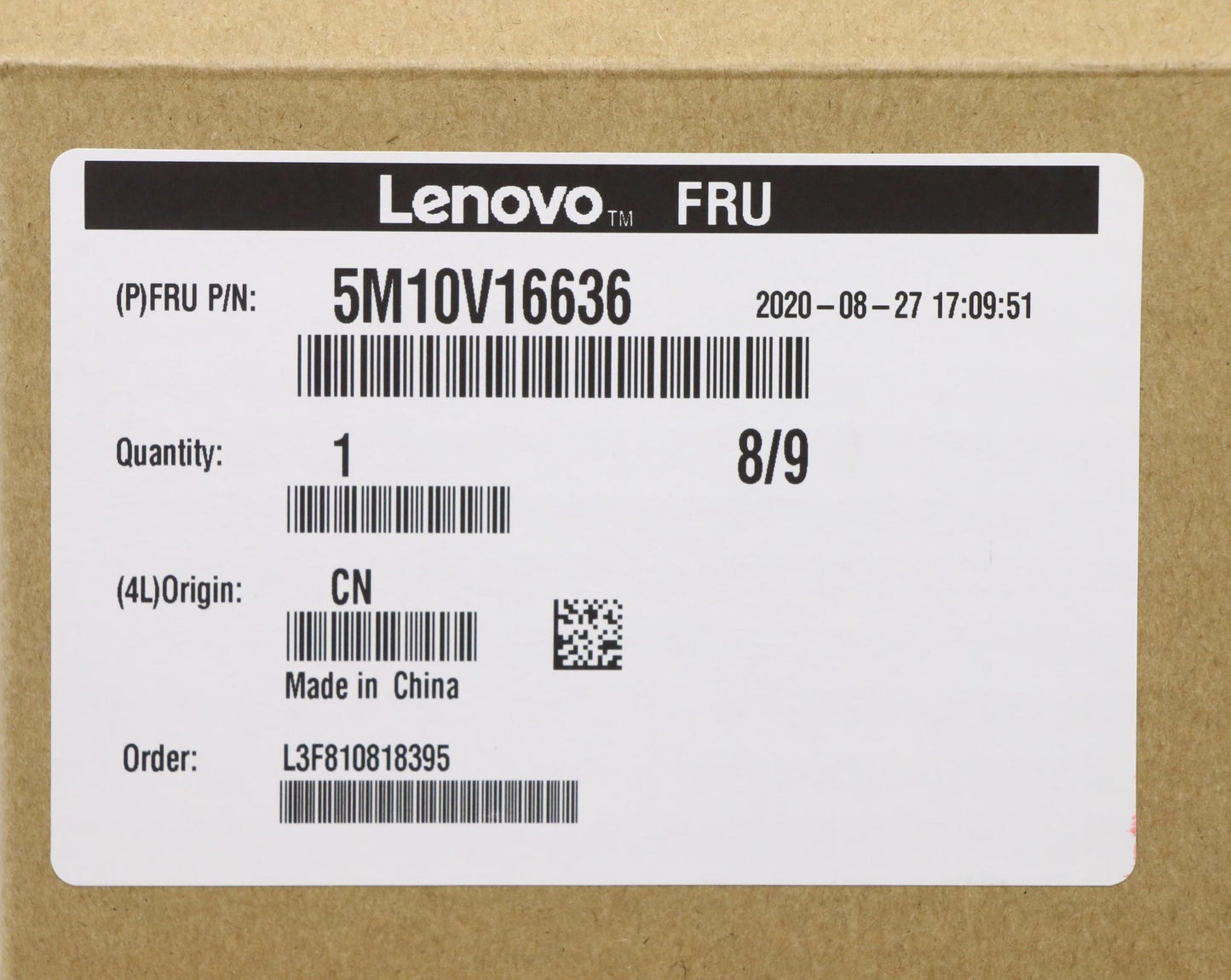 Lenovo Fccover Blt Kbd Brl Uk(Srx)Bf - 5M10V16636