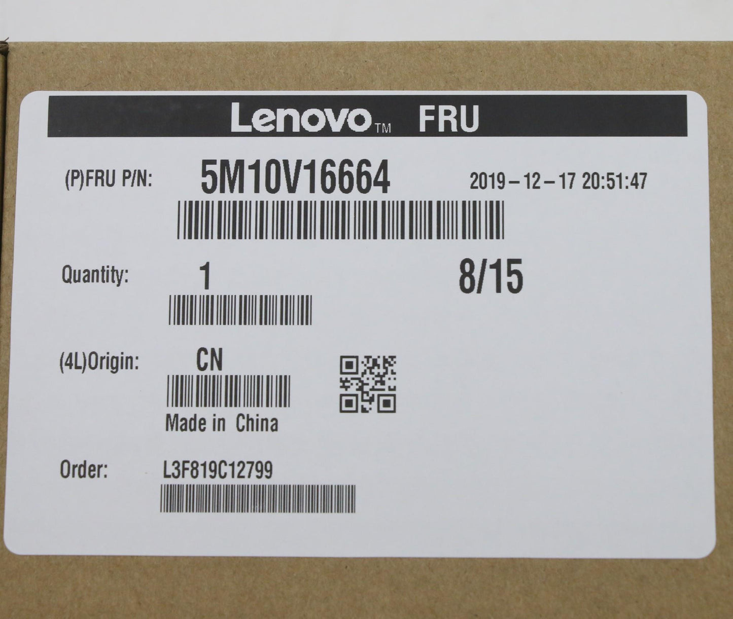 Lenovo Fccover Blt Kbd Ild Uk(Srx)Bf - 5M10V16664