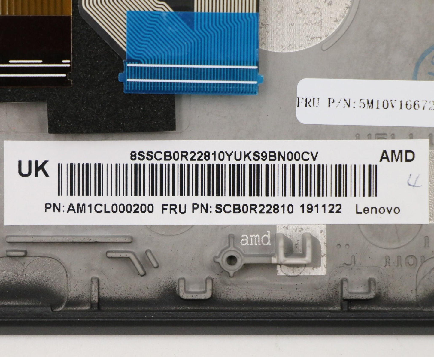 Lenovo Fccoverbltkbd La Spa Uk(Srx)Bf - 5M10V16672