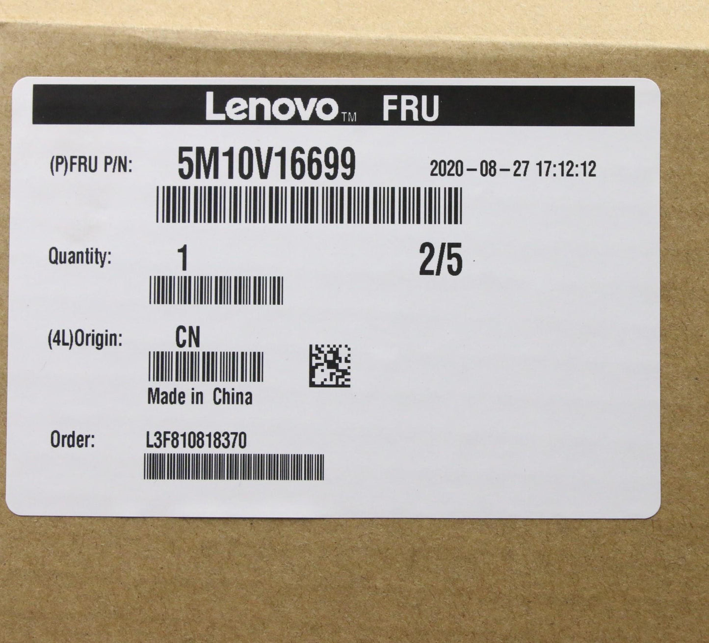 Lenovo Fccover Kbd 058 Fra Uk(Ltn) Bf - 5M10V16699