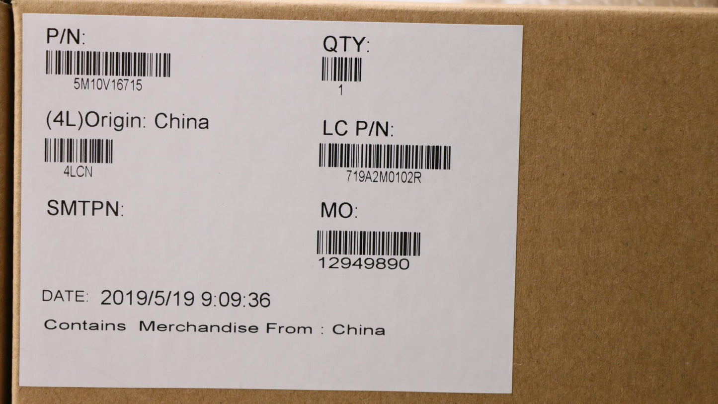 Lenovo Fccover Kbd Eng Us(Ltn) Bf - 5M10V16715