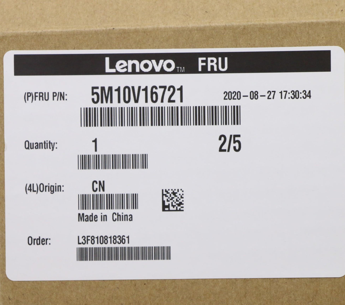 Lenovo Fccover Kbd Fra Uk(Ltn) Bf - 5M10V16721