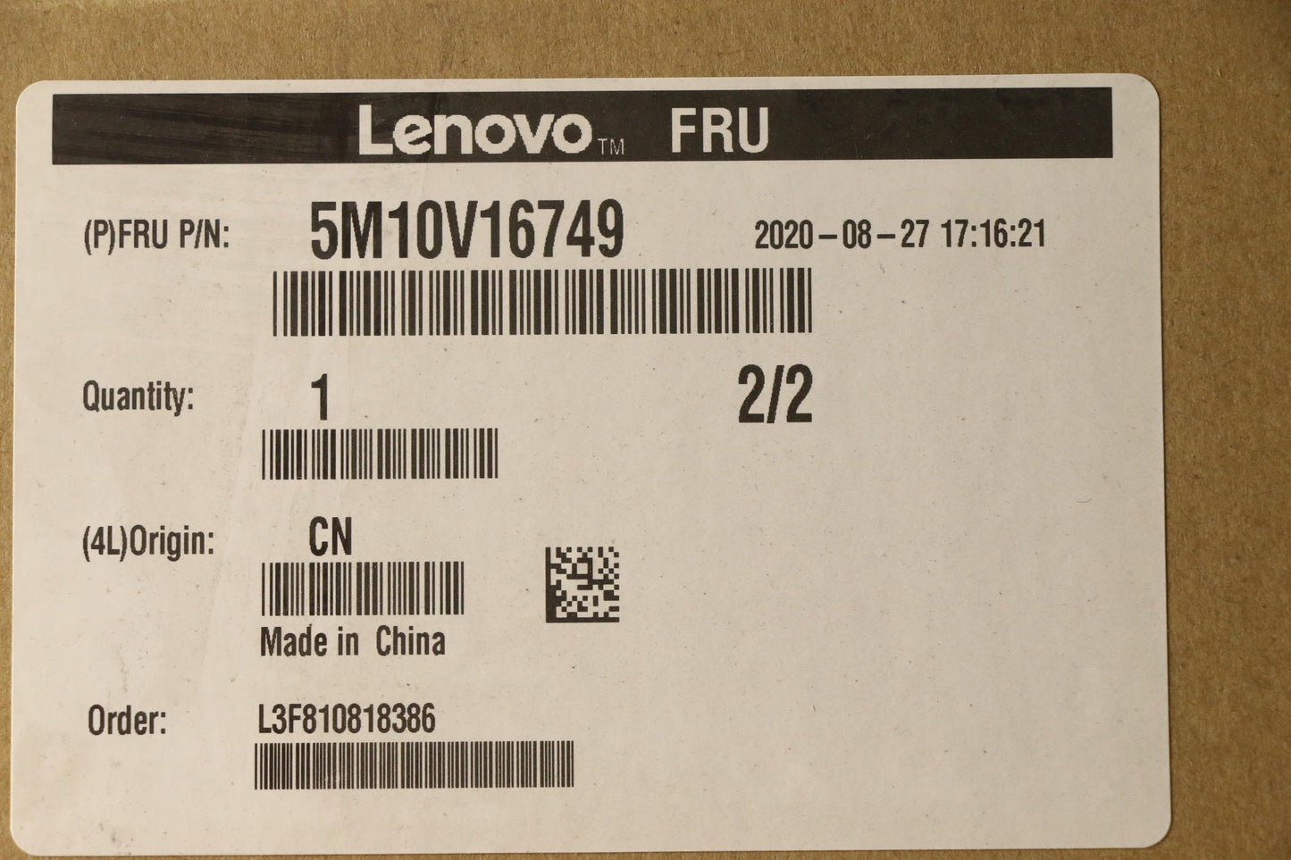 Lenovo Fccover Kbd Por Uk(Ltn) Bf - 5M10V16749