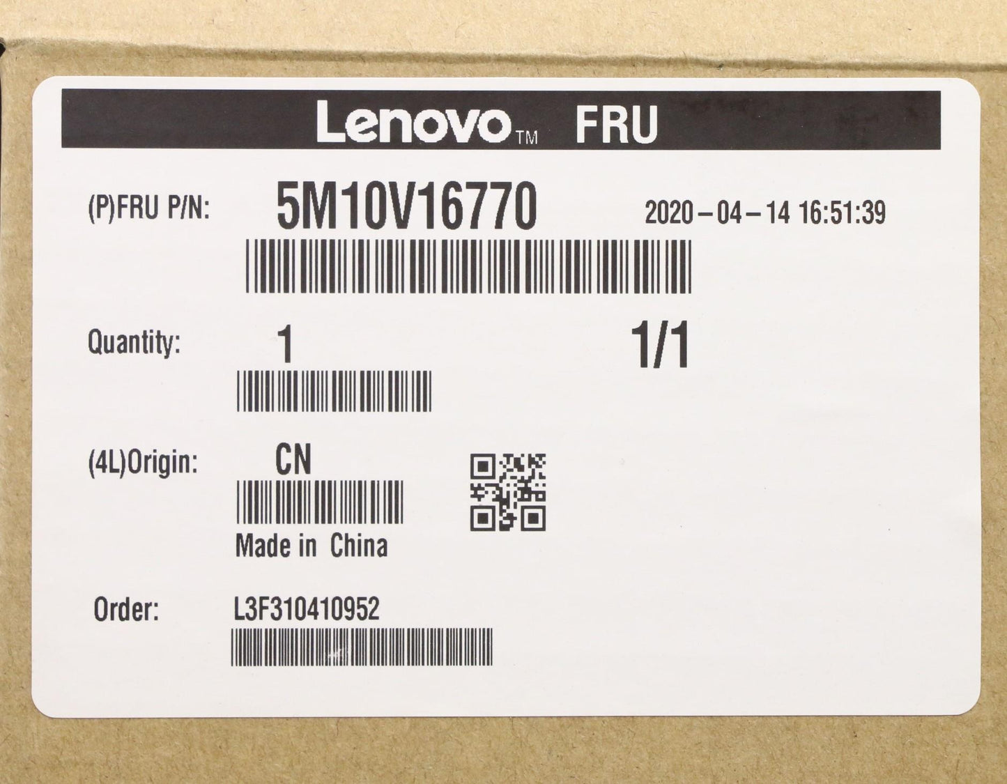 Lenovo Fccover Kbd Uke Uk(Srx) Bf - 5M10V16770