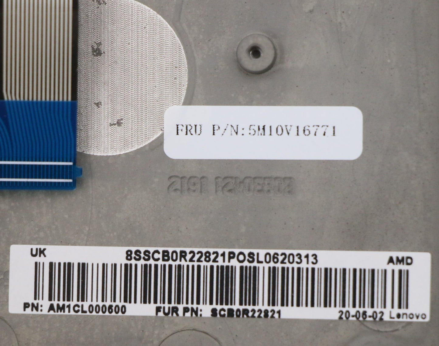 Lenovo Fccoverbltkbd 058Fra Uk(Ltn)Nf - 5M10V16771