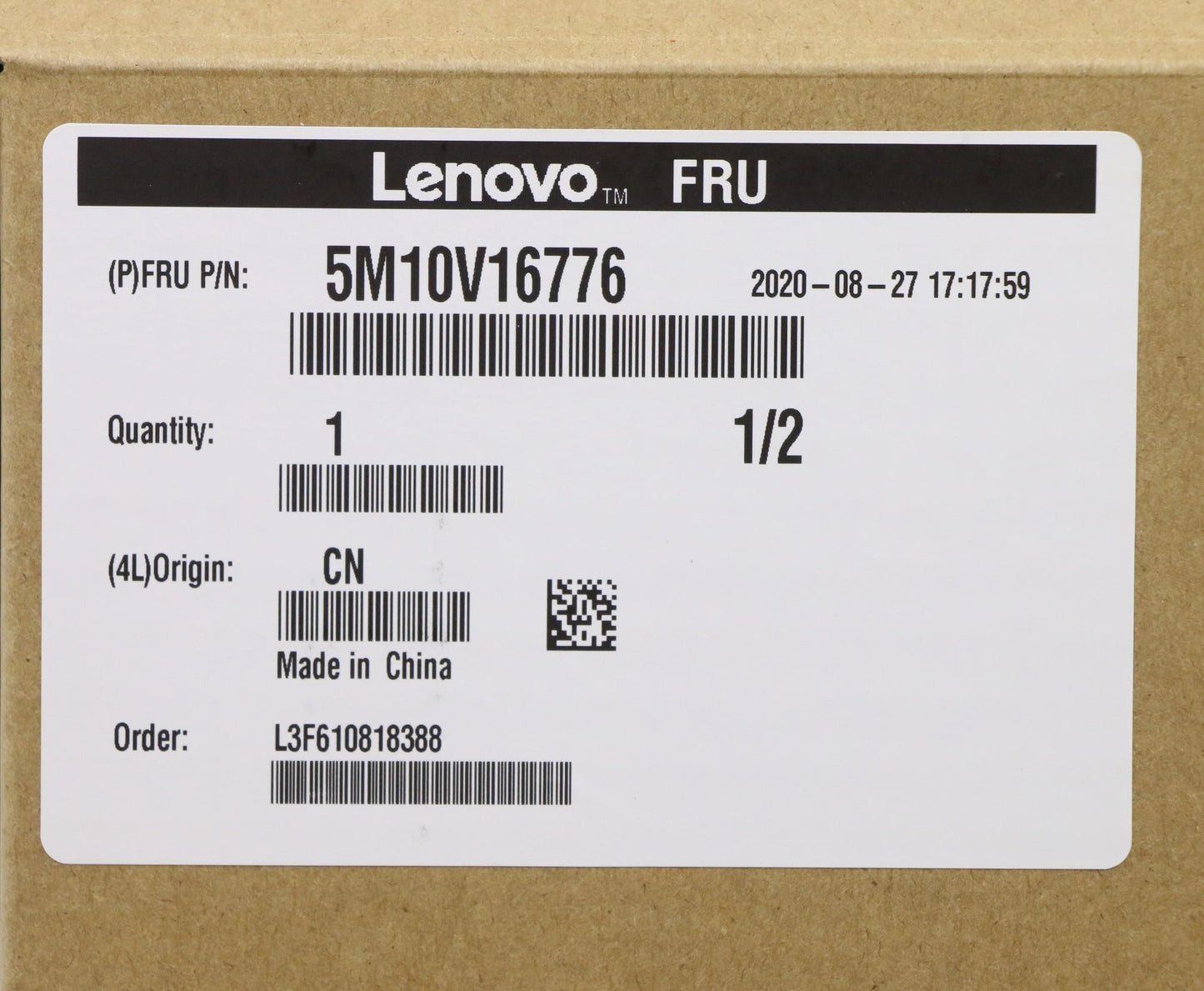 Lenovo Fccover Blt Kbd Bel Uk(Srx)Nf - 5M10V16776