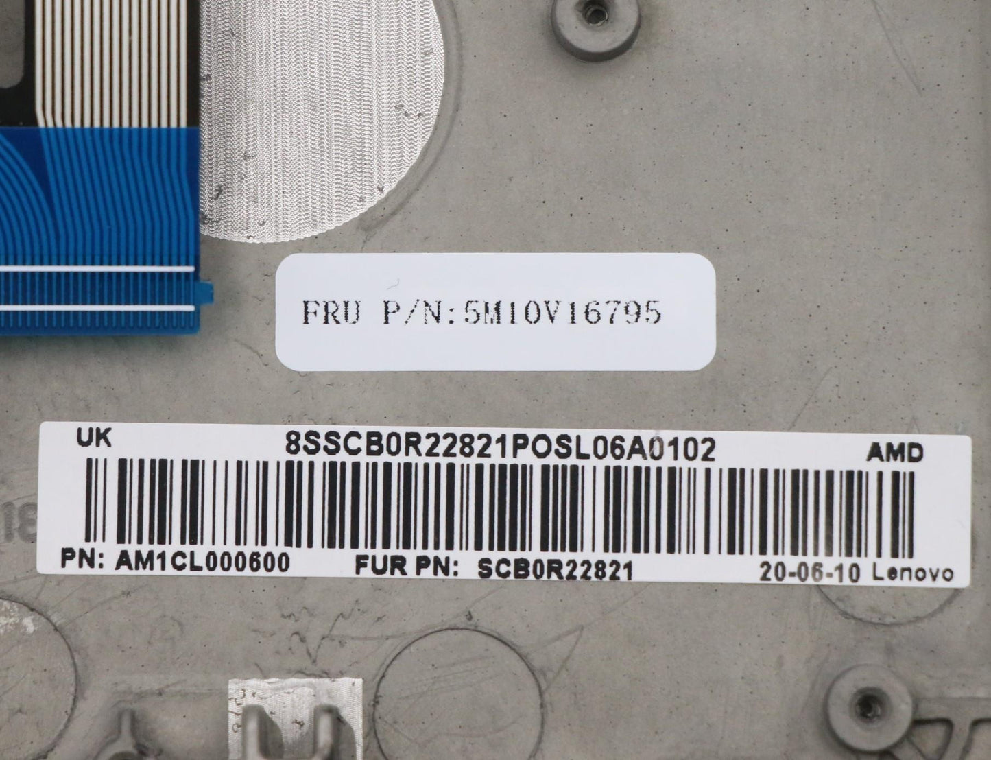 Lenovo Fccoverbltkbd Fra/Enguk(Ltn)Nf - 5M10V16795