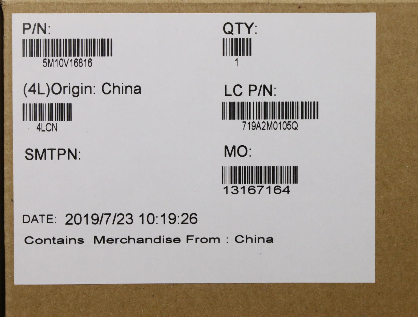 Lenovo Fccoverbltkbd La Spa Uk(Srx)Nf - 5M10V16816