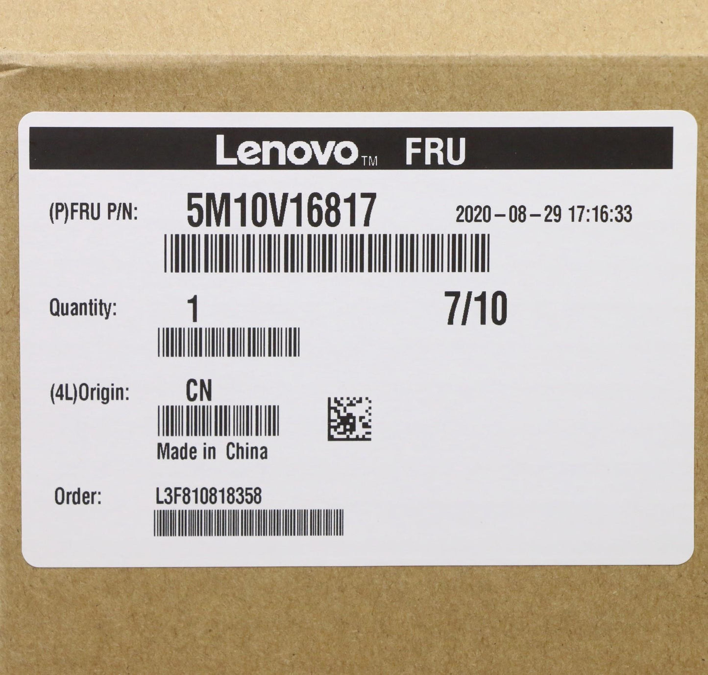 Lenovo Fccover Blt Kbd Nor Uk(Ltn)Nf - 5M10V16817