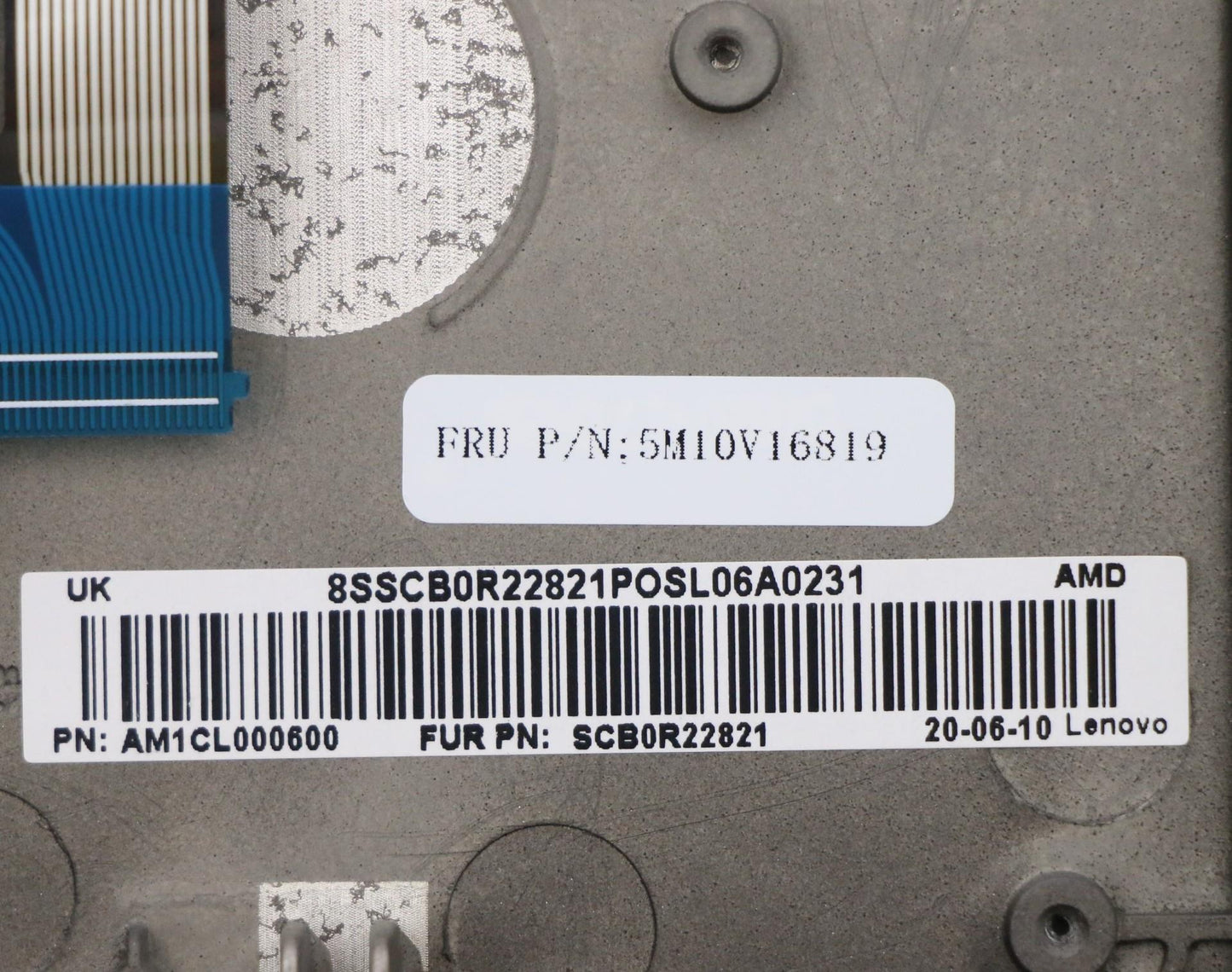 Lenovo Fccoverbltkbd Nordic Uk(Ltn)Nf - 5M10V16819