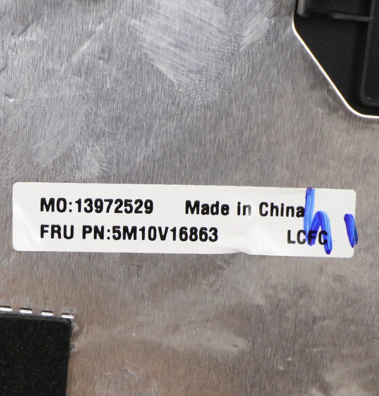 Lenovo C-Cover with Keyboard, Canadian French Layout, Black, Non-Backlit - 5M10V16863