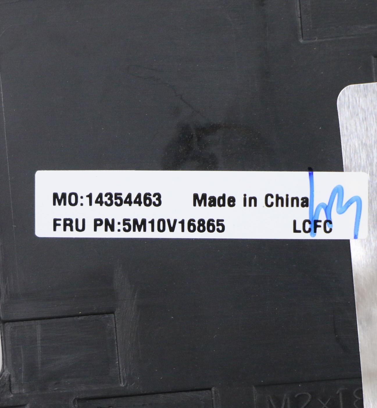 Lenovo Fe5A0 Log Up Assy Nbl Kb Bl Uk - 5M10V16865