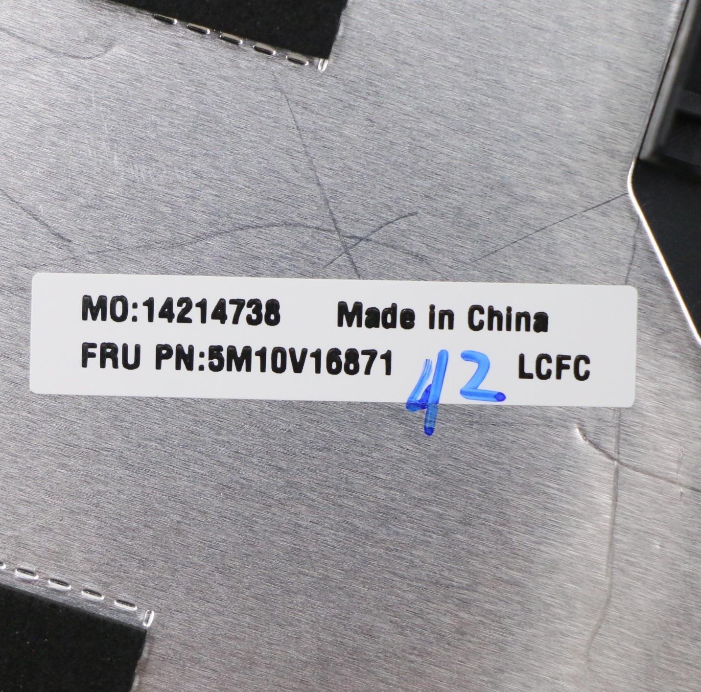 Lenovo Fe5A0 Log Up Assy Nbl Kb Bl Uk - 5M10V16871