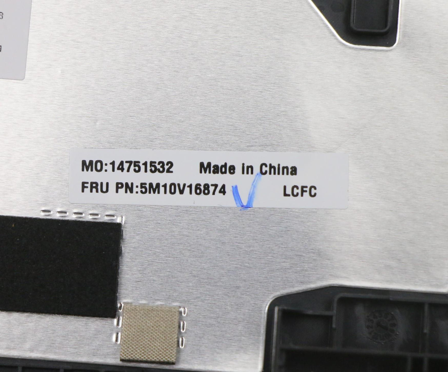 Lenovo Fe5A0 Log Up Assy Nbl Kb Bl Uk - 5M10V16874