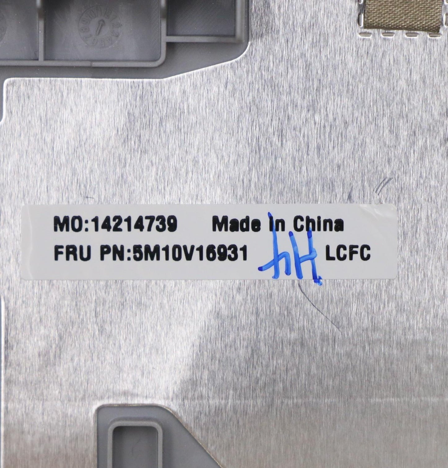 Lenovo Fe5A0 Log Up Assy Nbl Kb Sl Uk - 5M10V16931