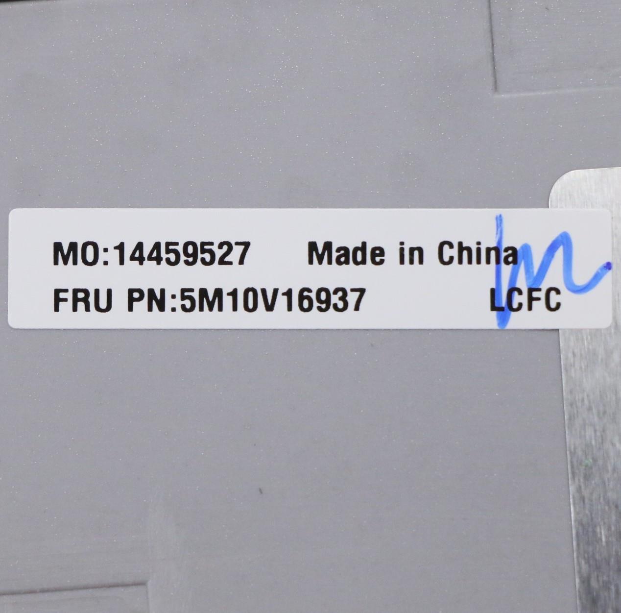 Lenovo Fe5A0 Log Up Assy Nbl Kb Sl Uk - 5M10V16937