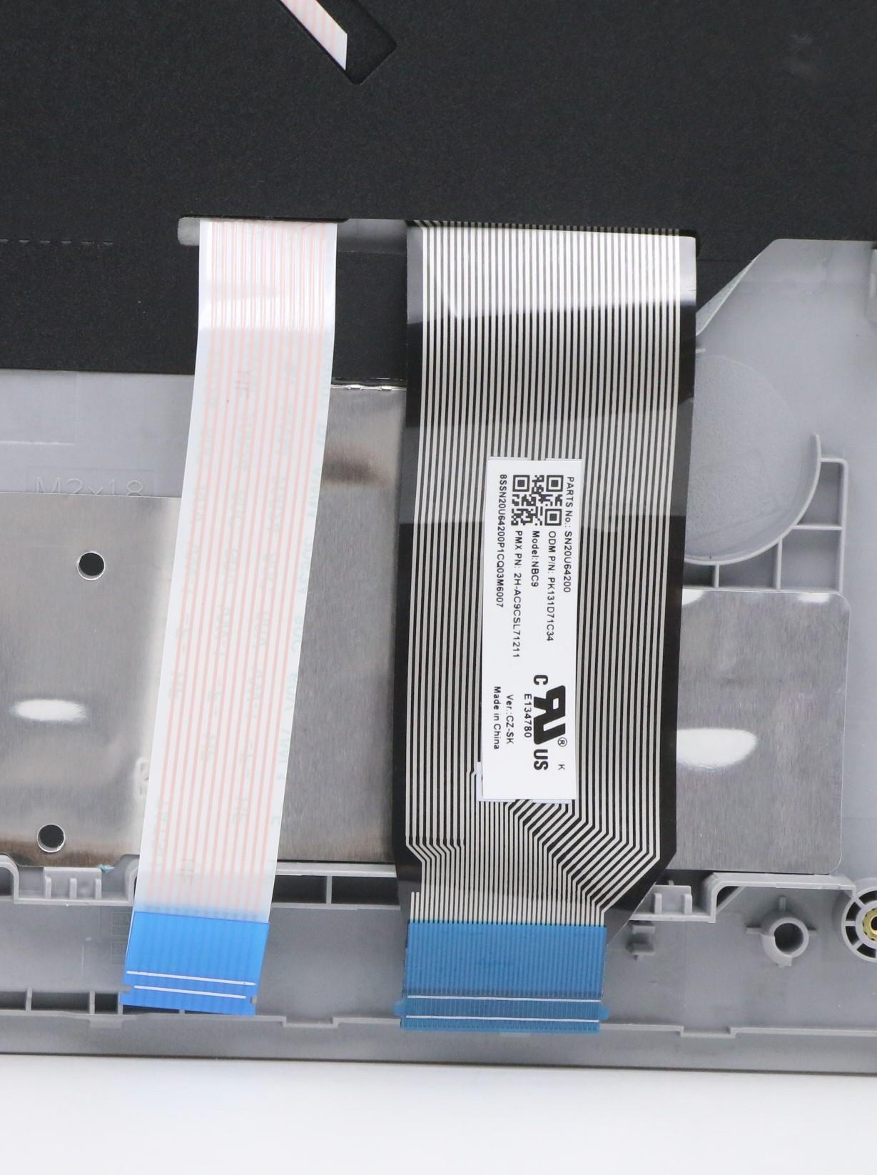 Lenovo Fe5A0 Log Up Assy Nbl Kb Sl Uk - 5M10V16945