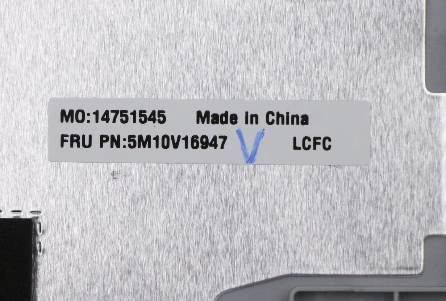 Lenovo Fe5A0 Log Up Assy Nbl Kb Sl Uk - 5M10V16947