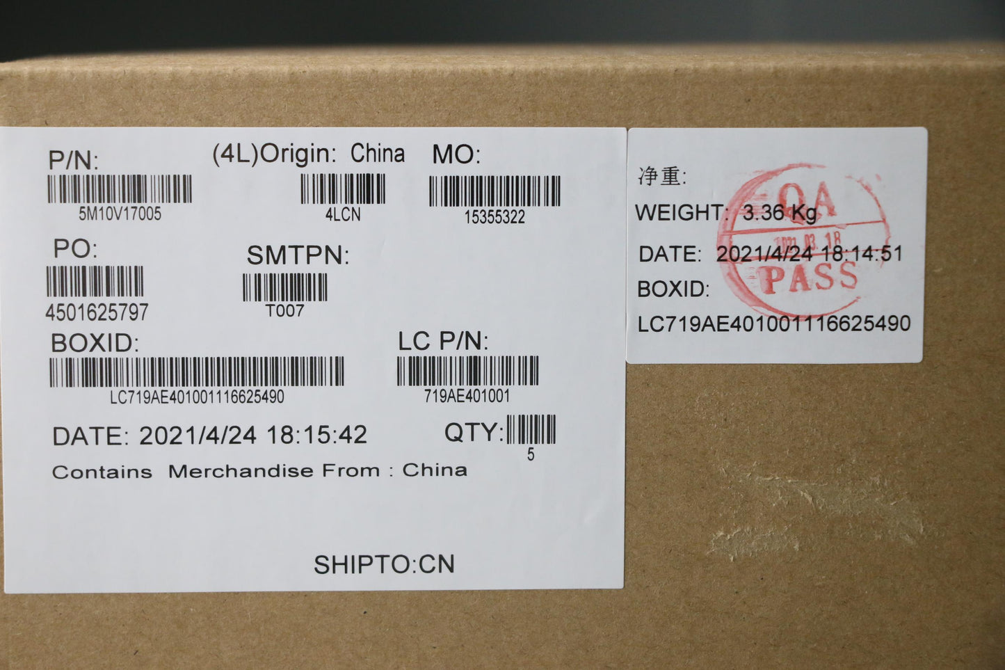 Lenovo Non-Backlit Keyboard with C-Cover, USA English, Black - 5M10V17005