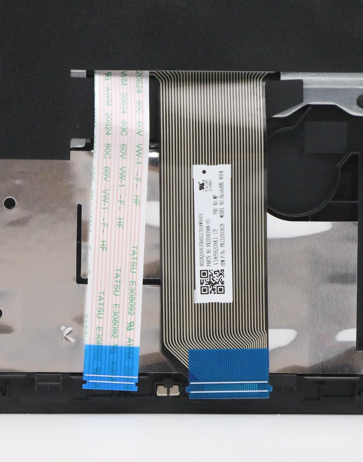 Lenovo C-Cover with Keyboard, Canadian French, Black, Non-Backlit - 5M10V17006