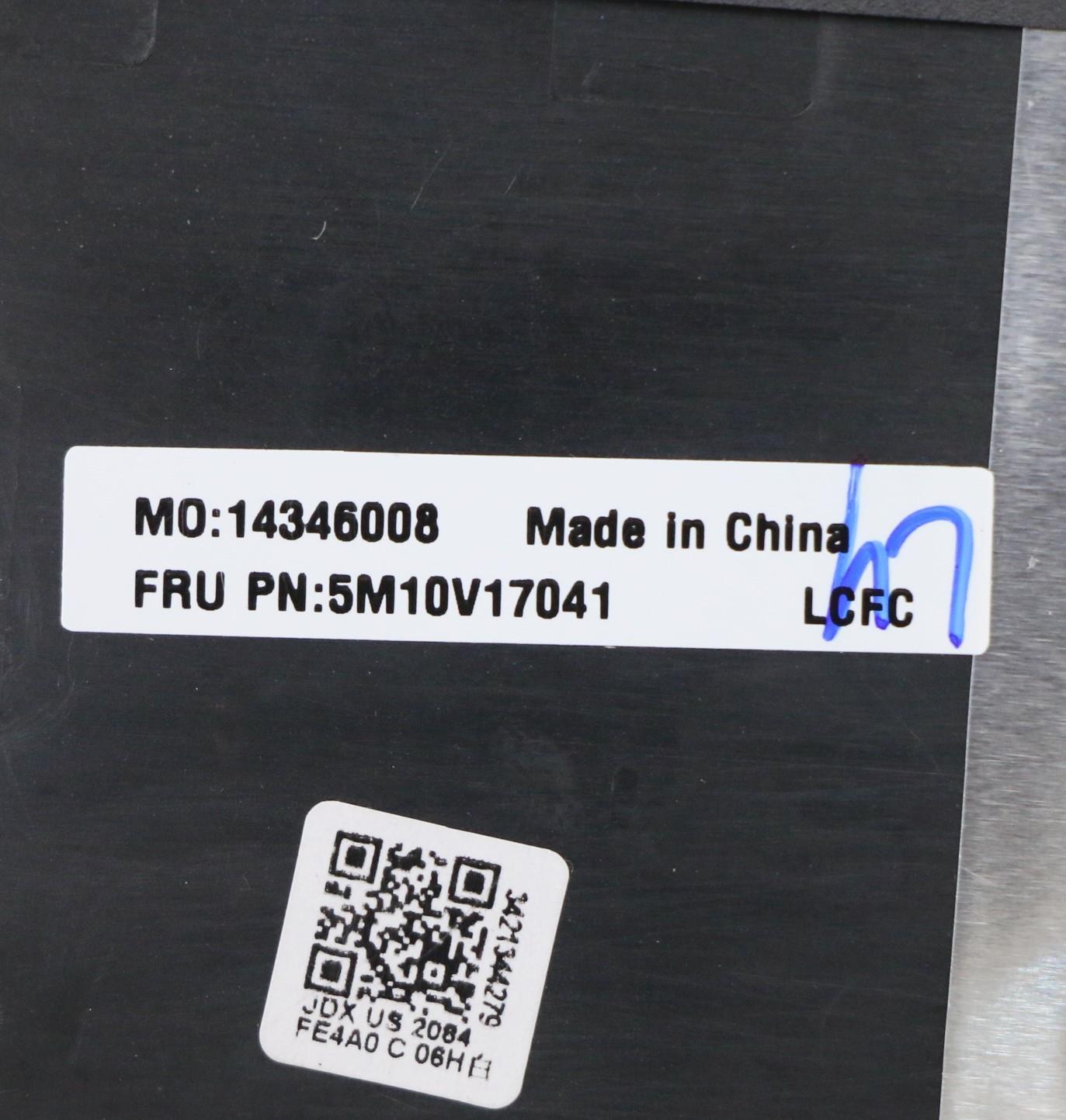 Lenovo Bl Kb W C Cover Asm Ara Blk Us - 5M10V17041