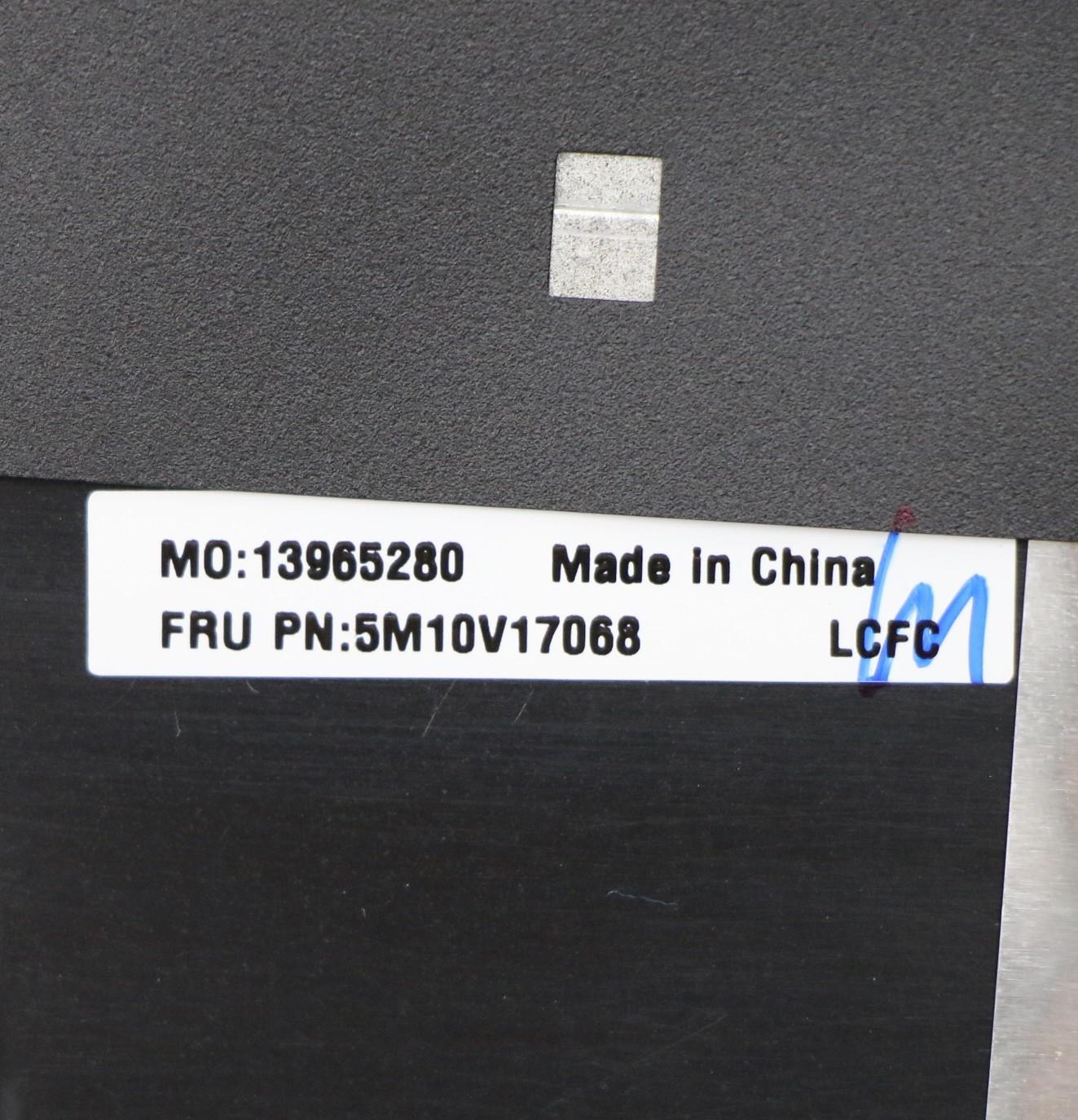 Lenovo Bl Kb W C Cover Asm Ind Blk Us - 5M10V17068