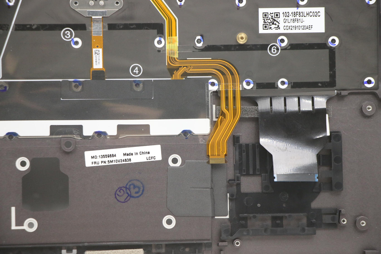 Lenovo Log Up Assy Kb Ara Wl Ig Chy - 5M10V24838