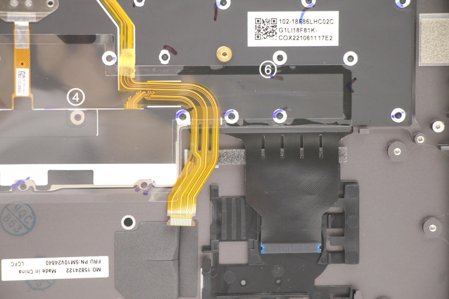 Lenovo Log Up Assy Kb Brl Wl Ig Chy - 5M10V24840