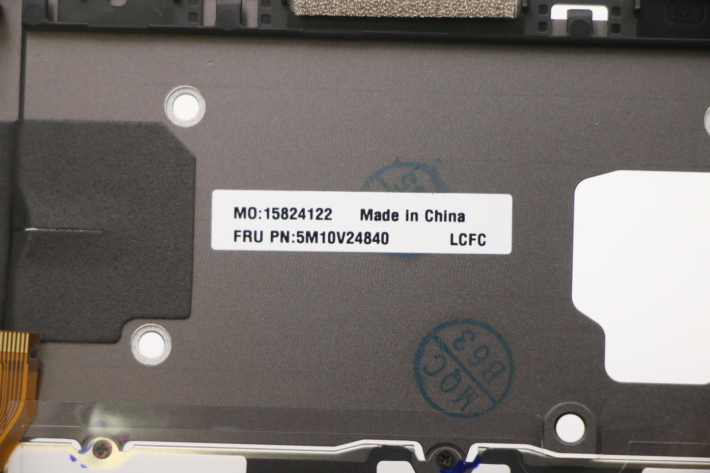 Lenovo Log Up Assy Kb Brl Wl Ig Chy - 5M10V24840