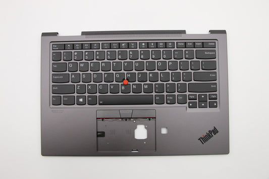 Lenovo C-Cover with Keyboard, USA English, Iron Grey, WLAN - 5M10V24845
