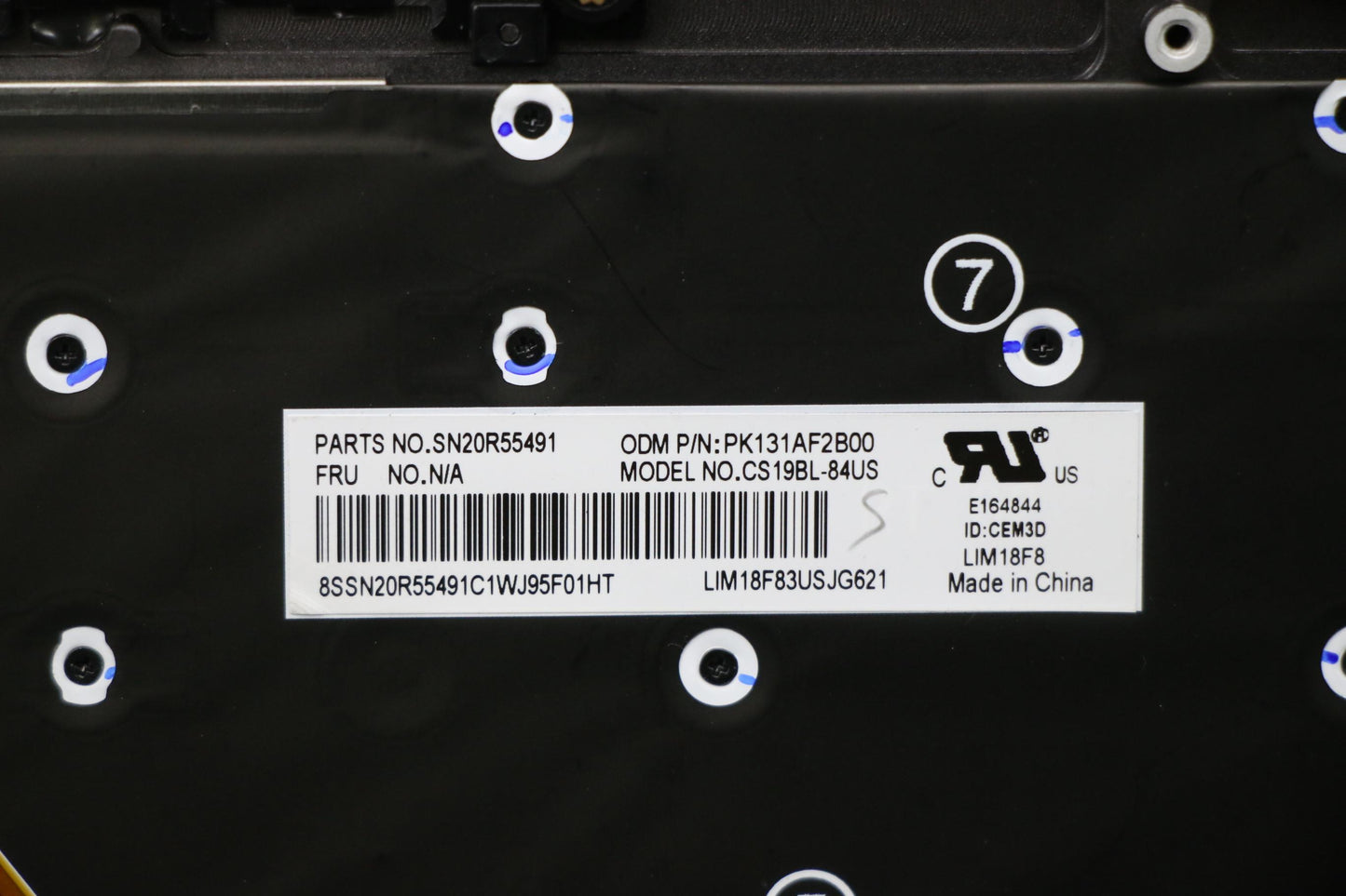 Lenovo C-Cover with Keyboard, USA English, Iron Grey, WLAN - 5M10V24845